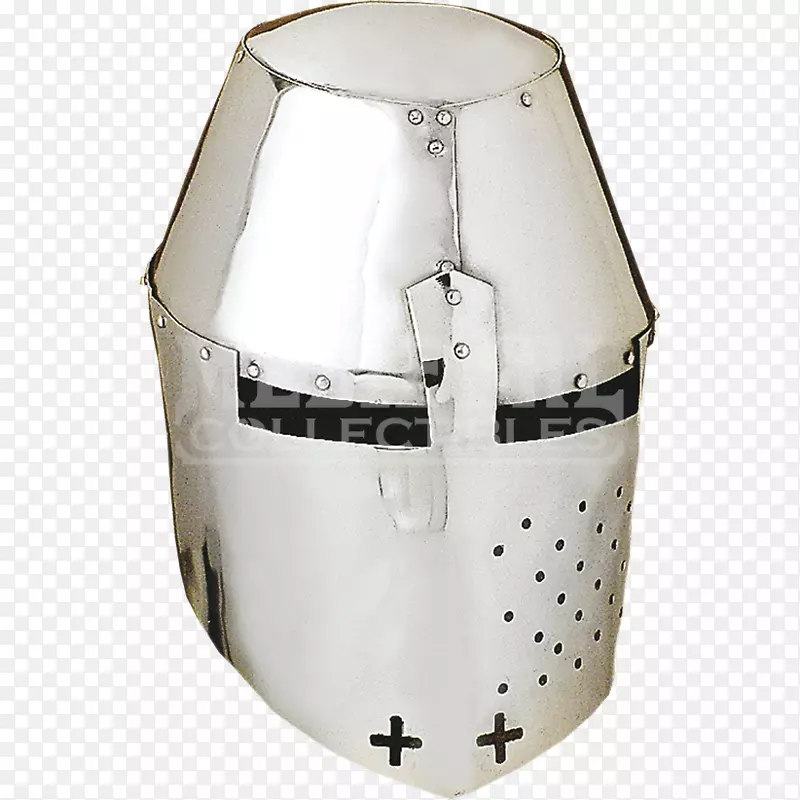 中世纪十字军大头盔骑士头盔