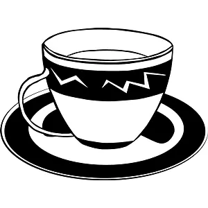 咖啡杯茶咖啡杯夹子艺术饮茶剪贴画