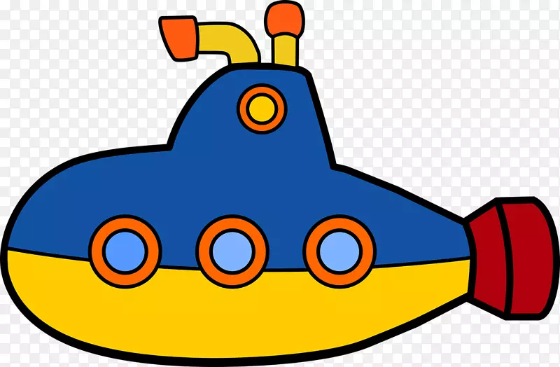 剪贴画开敞式潜艇三明治自由内容图片黄色潜艇含义