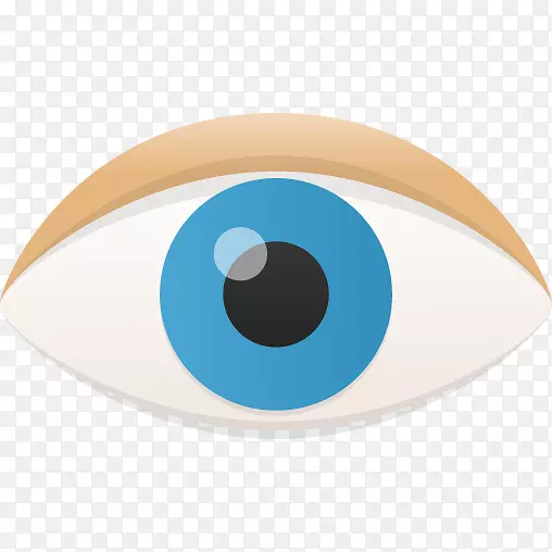 人眼视觉系统计算机图标.眼睛