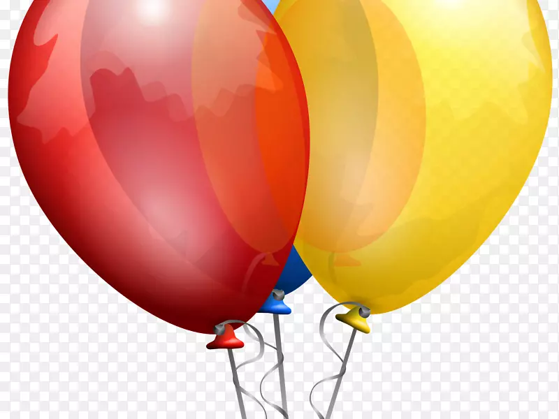 气球夹艺术生日派对贺卡和便条卡片-气球