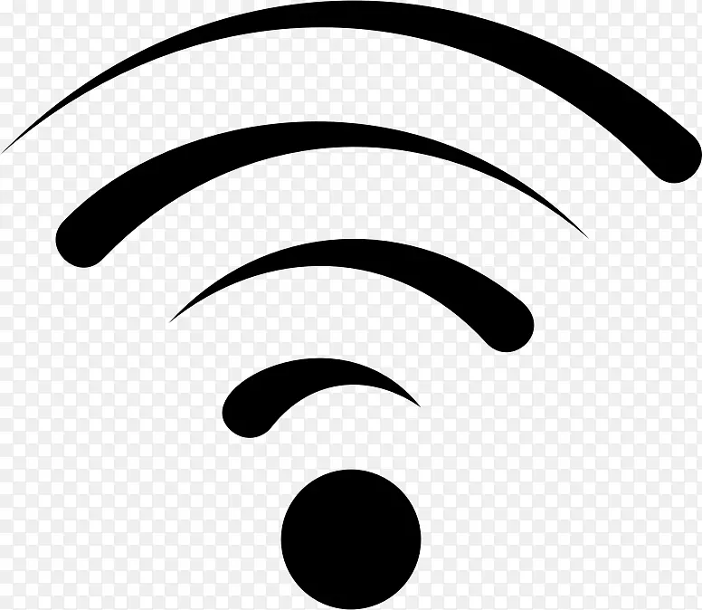 Wi-fi电脑图标信号剪辑艺术