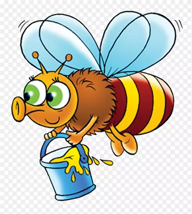 蜜蜂剪贴画昆虫-蜜蜂