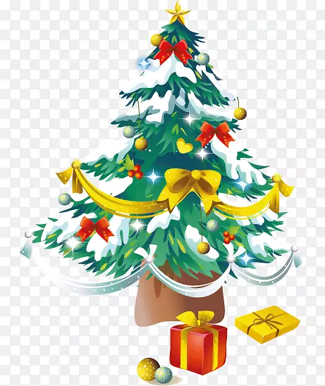 皇家圣诞贺电圣诞老人圣诞节圣诞树剪贴画-圣诞老人
