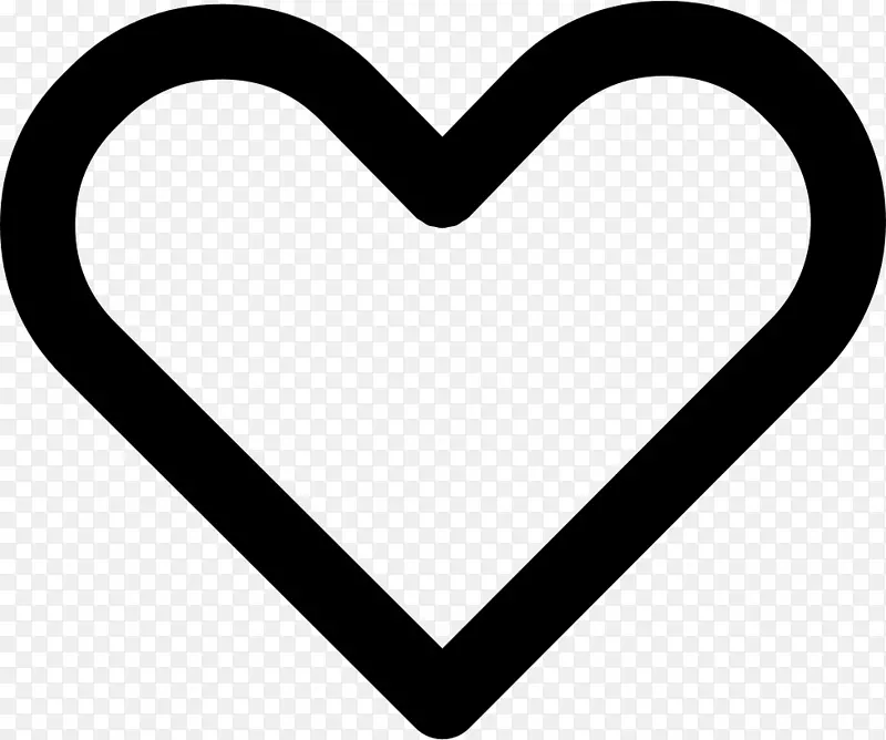 电脑图标，心脏剪贴画，可伸缩图形，形状-心脏