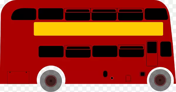 伦敦双层巴士剪贴画-伦敦巴士剪贴画