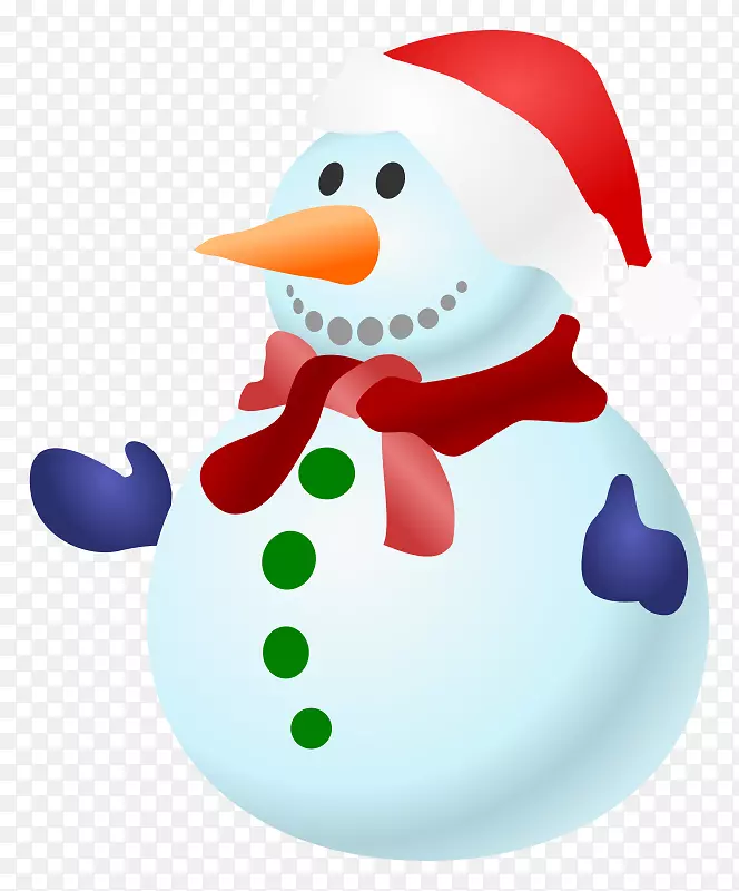 剪贴画雪人圣诞节图片圣诞老人-雪人