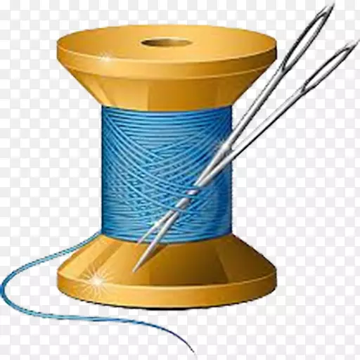 手工缝纫针，线夹艺术线针和线