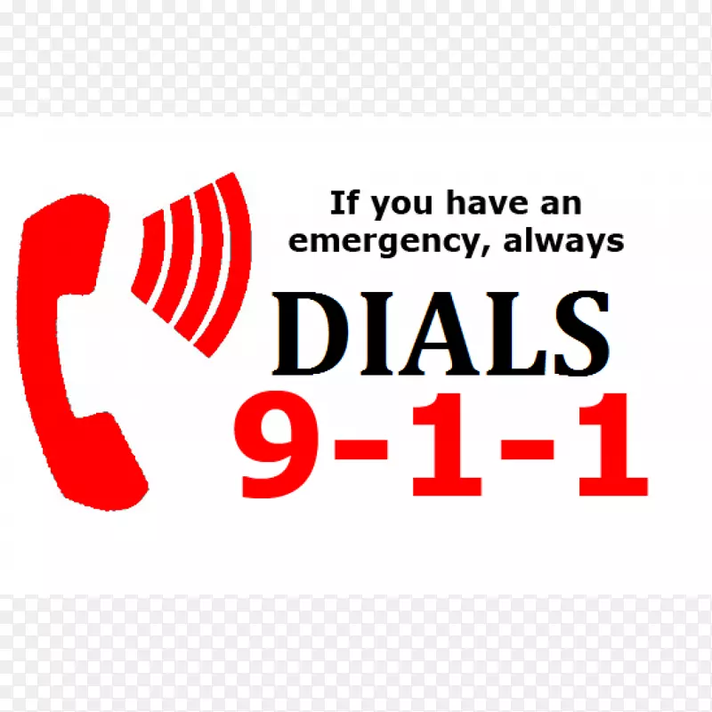 标志消防处品牌紧急字体-拨打911