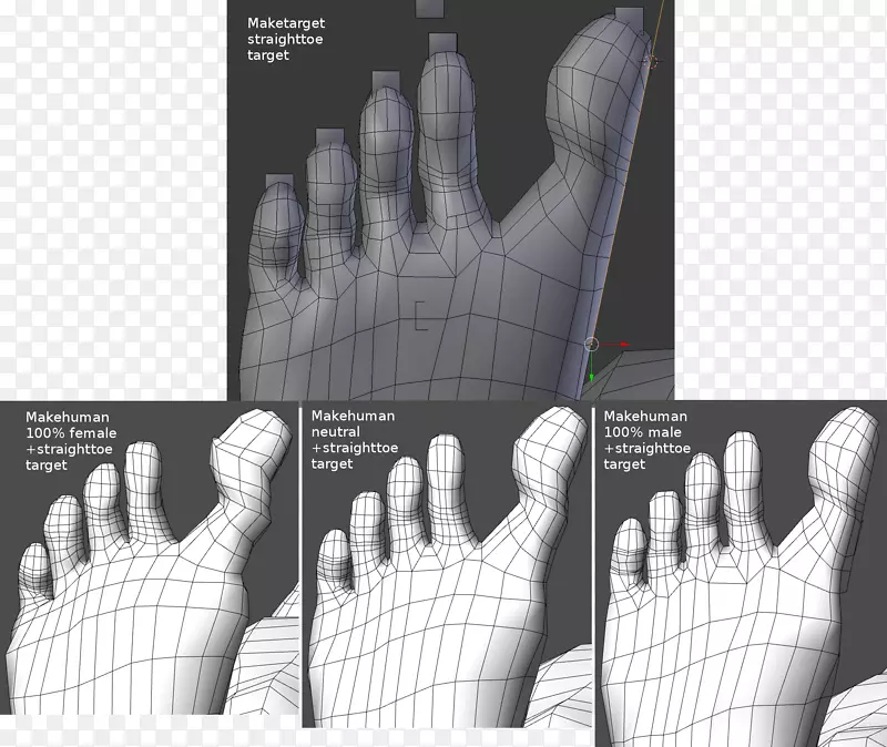 拇指产品设计手型手套设计