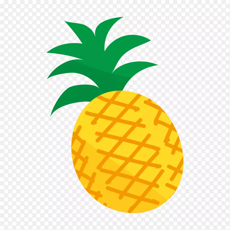 菠萝果插图剪贴画图片-菠萝