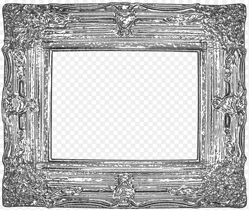 画框装饰艺术剪贴画
