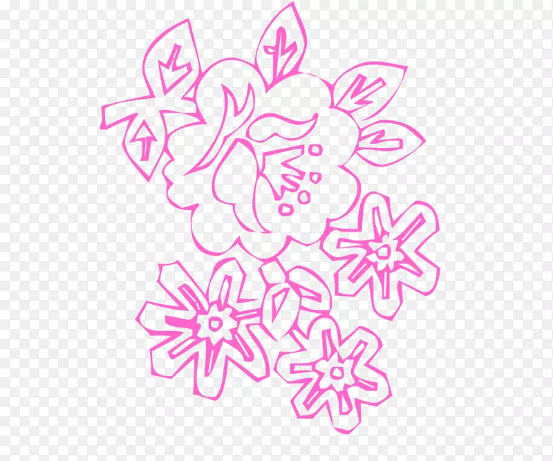 粉色花透明图像.png