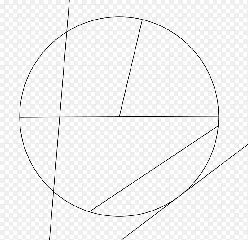 圆元素角割线圆盘圆