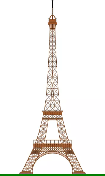 艾菲尔铁塔剪贴画-巴黎悬崖峭壁
