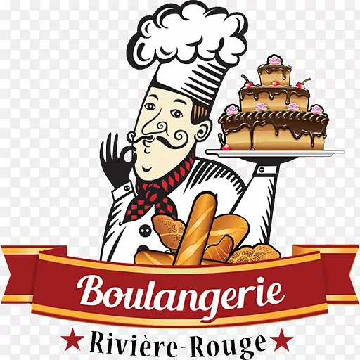 面包店里维埃-胭脂菜，牛角面包，帕蒂塞里-牛角面包