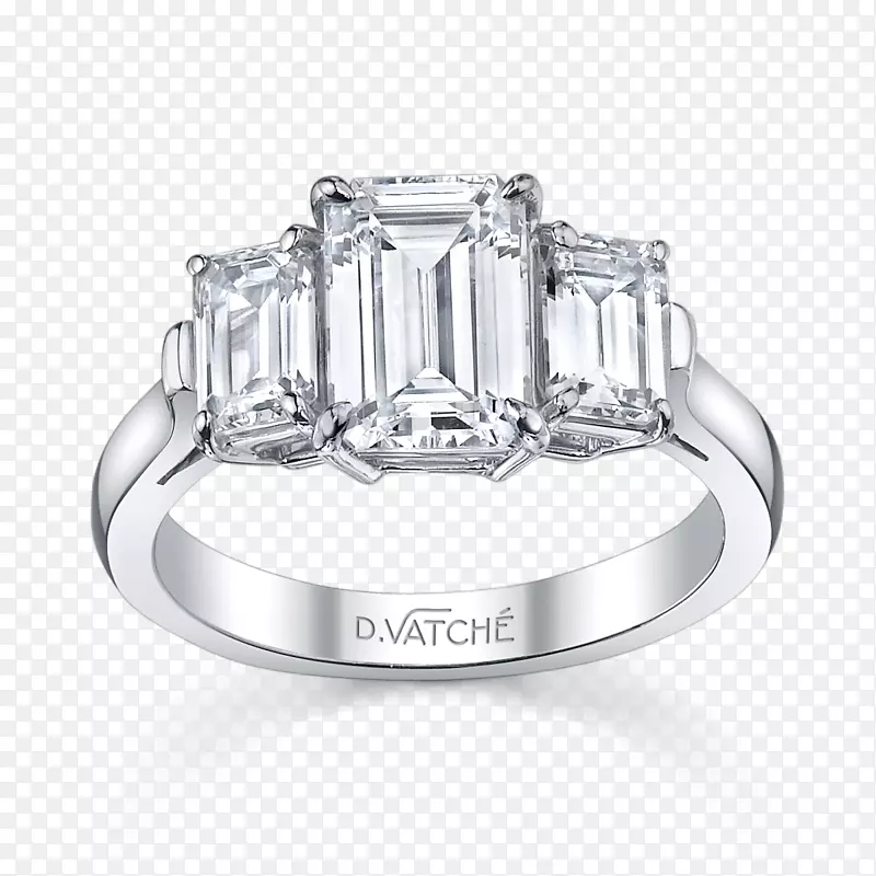 产品设计银结婚戒指-钻石
