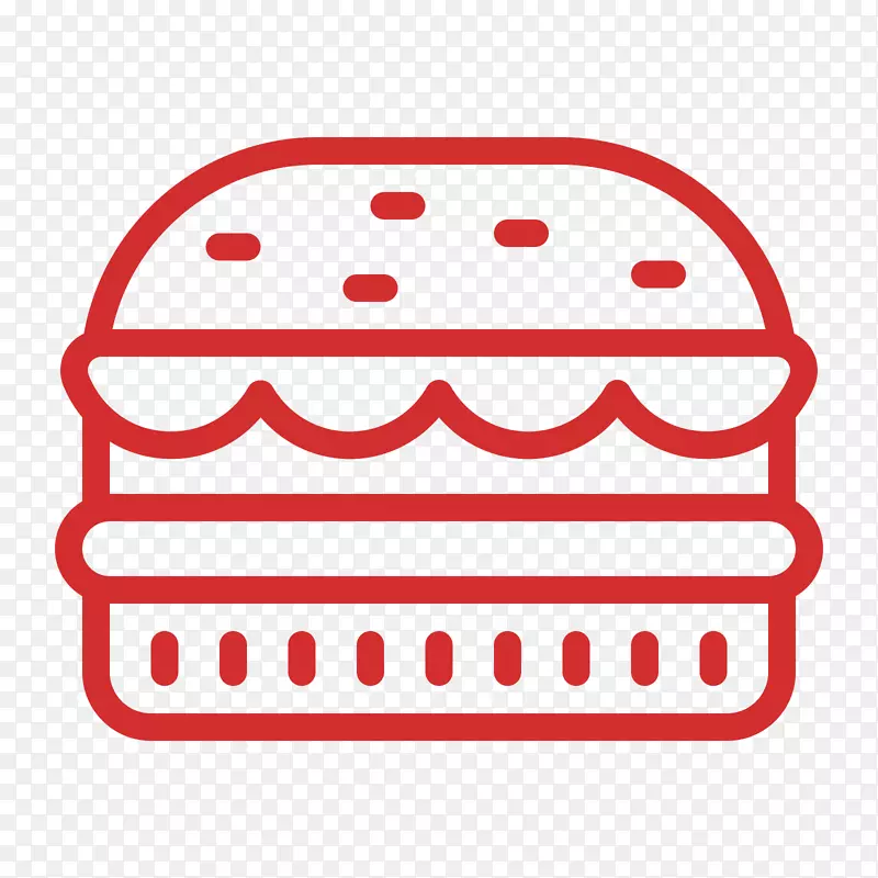 电脑图标汉堡包按钮剪贴画