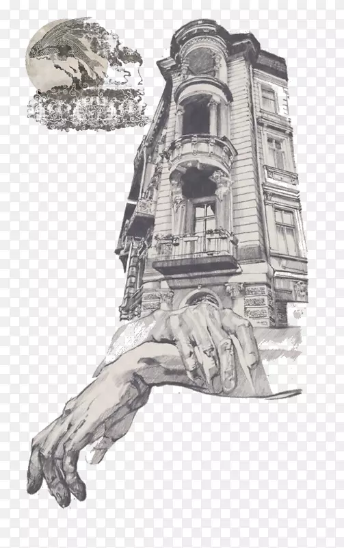 敖德萨素描建筑图纸