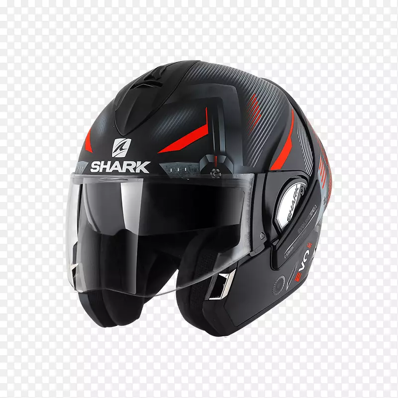 摩托车头盔鲨鱼面罩-摩托车头盔