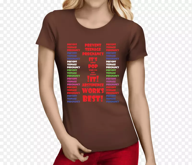 印刷t恤帽衫亚马逊网站-少女怀孕