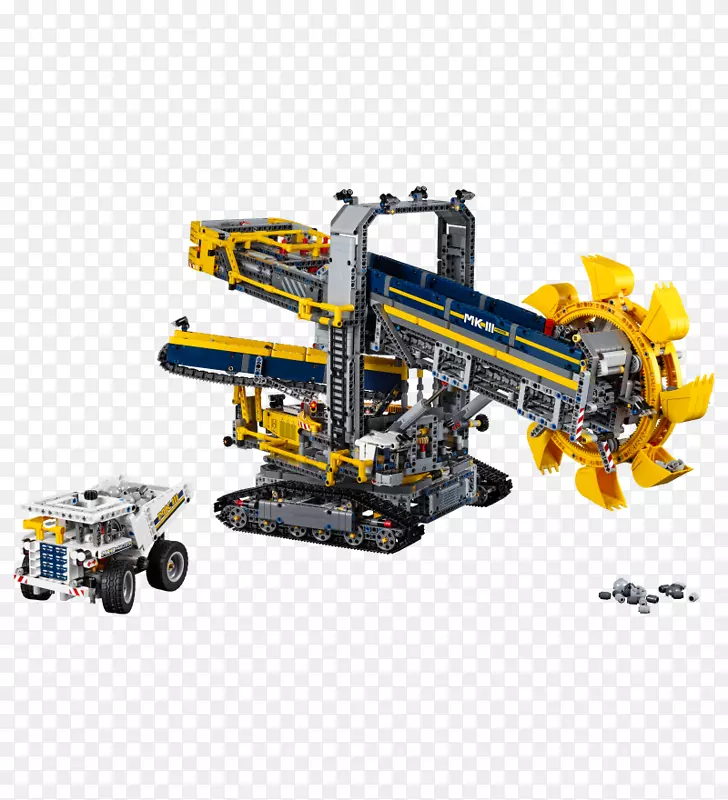 斗轮挖掘机乐高技术玩具乐高42055技术斗轮挖掘机-玩具