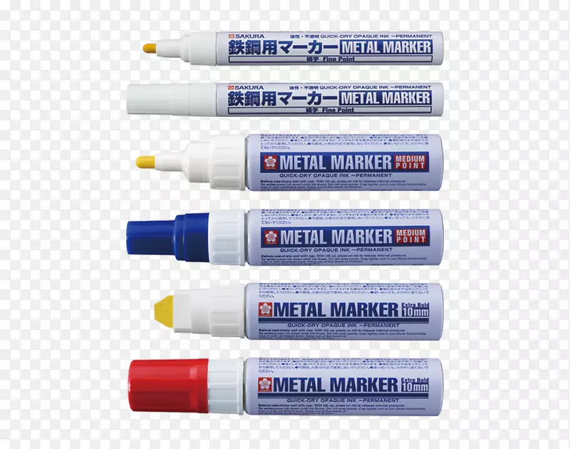 标志笔sakura彩色产品公司永久标记金属笔