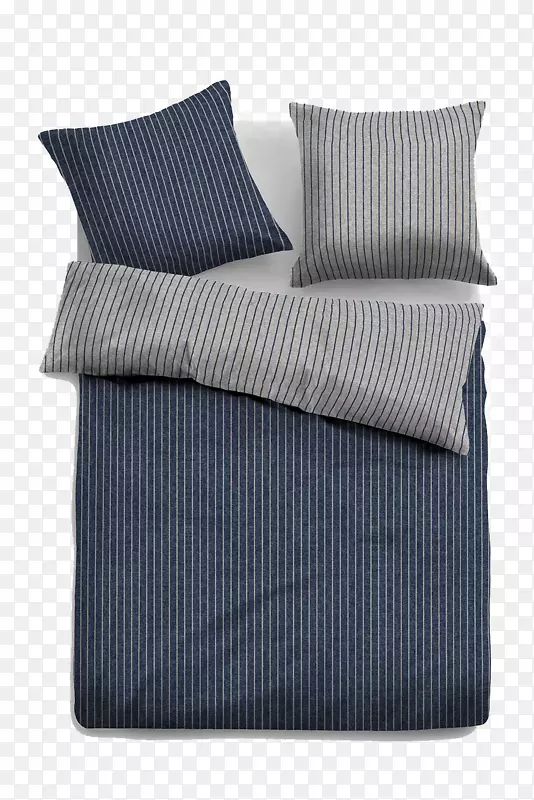 法兰绒双层床床单缎纹细条纹