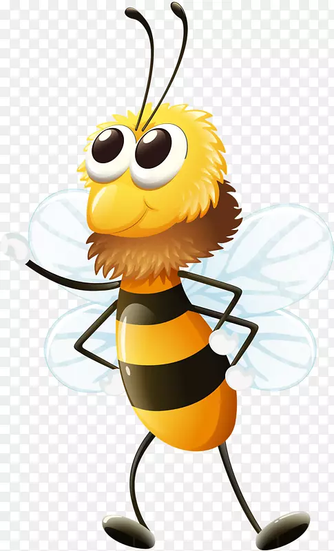 蜜蜂黄蜂图形剪贴画