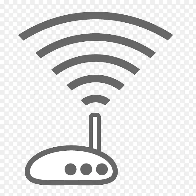 剪贴画无线路由器电脑图标wi-fi-png免费wifi