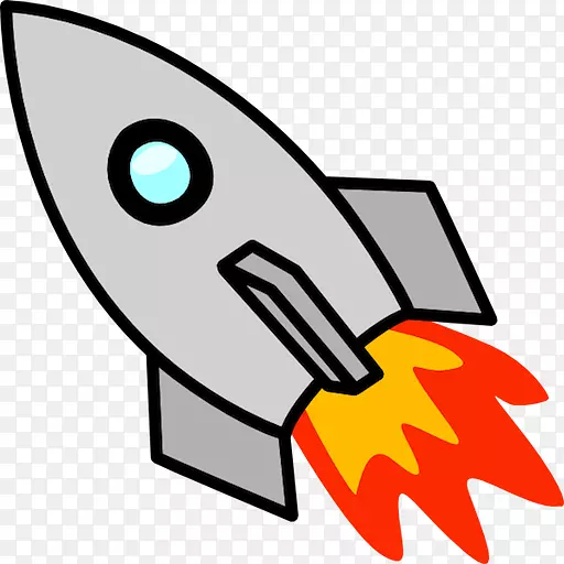 剪贴画开放部件火箭电脑图标免费内容-火箭