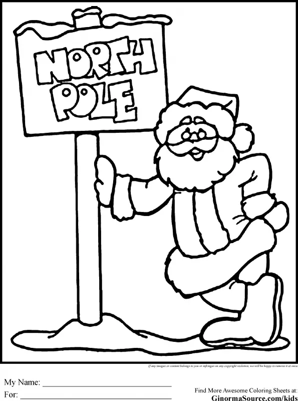 南极北部圣诞老人巷北极彩绘书精灵卡通形象