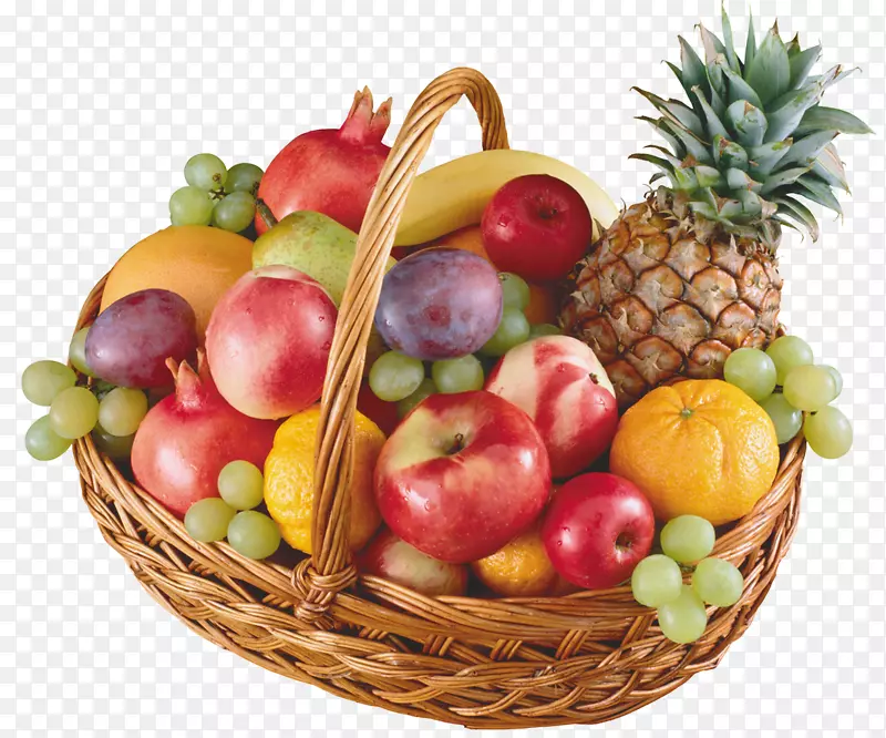 水果食品礼品篮剪贴画