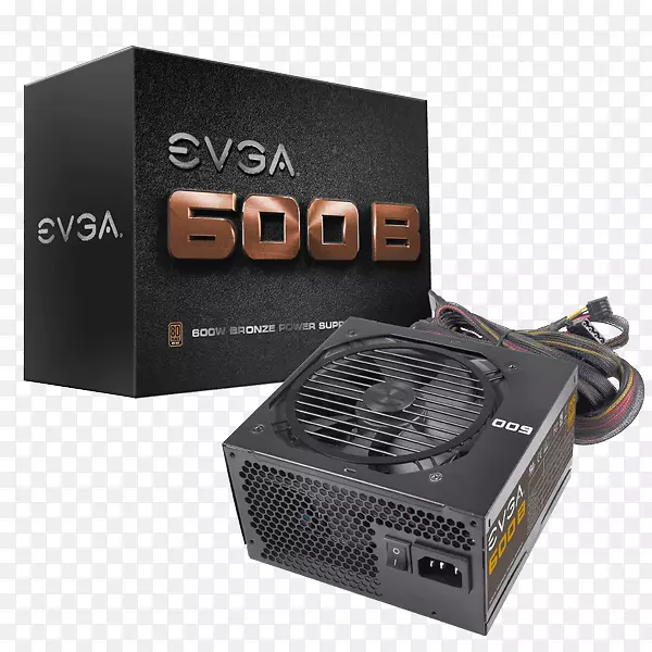 电源单元显卡和视频适配器EVGA公司80+EVGA 600 b青铜电源-600瓦-3年保修