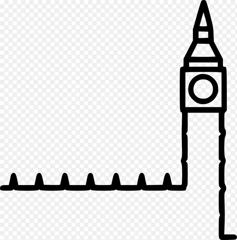 伦敦大本钟大厦计算机图标png图片-大本钟