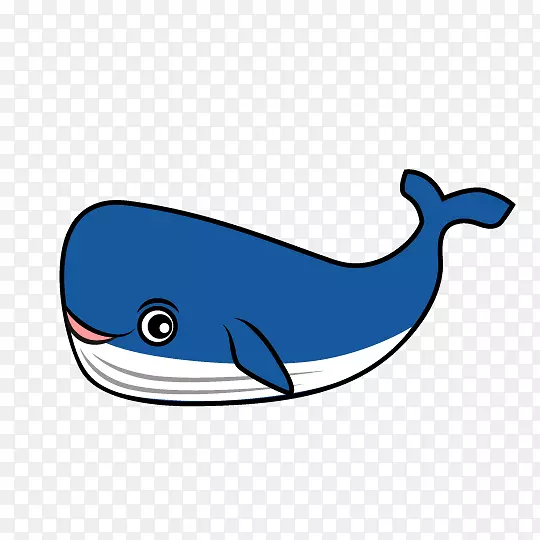 海豚剪贴画海洋生物钴蓝海豚