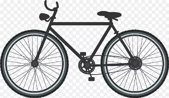 电动自行车剪贴画山地车图形.自行车