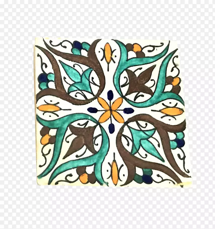 对称图案视觉艺术系列产品-摩洛哥瓷砖