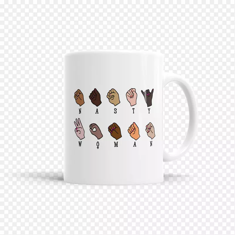 咖啡杯产品设计瓷器杯-讨厌的女人