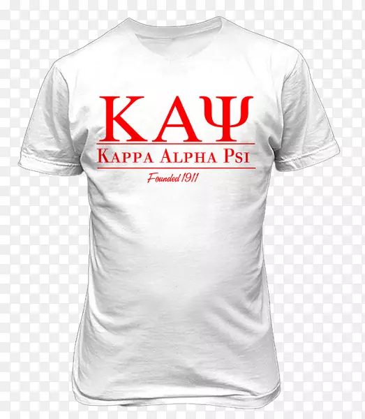 t恤袖衣夏令营衬衫-kappa alpha psi