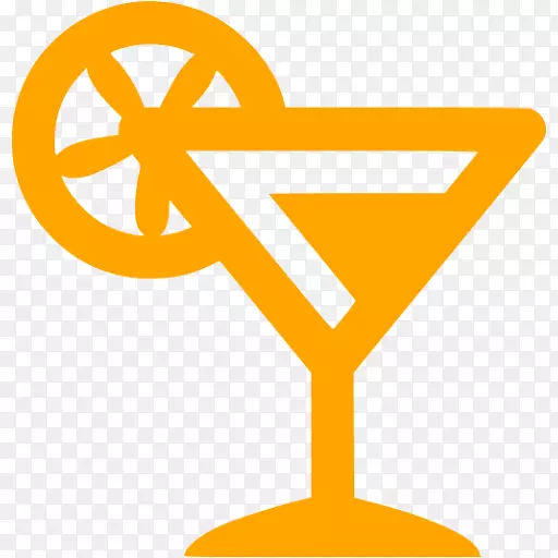 鸡尾酒马提尼橙汁电脑图标鸡尾酒