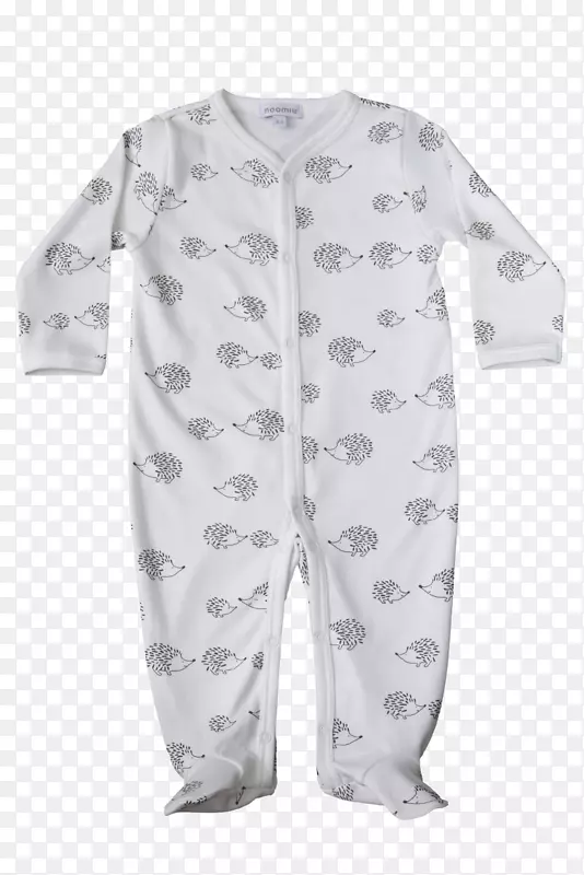 袖子婴儿和蹒跚学步的婴儿一件睡衣，紧身套装-婴儿刺猬