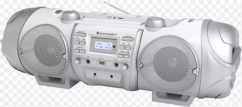 dab+boombox配音机scd8000 an aux，蓝牙，cd，dab+，fm，usb无烟煤fm广播光盘收音机