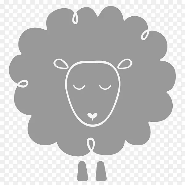 绵羊电脑图标插图-小羊