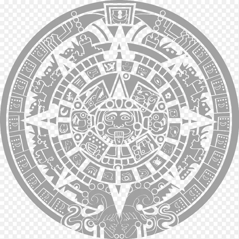 阿兹特克历法石玛雅文明中美洲-阿兹特克历法