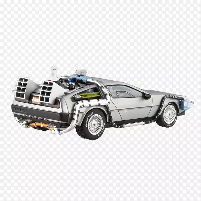 DeLorean DMC-12型汽车DR。埃米特棕色尺度模型-汽车