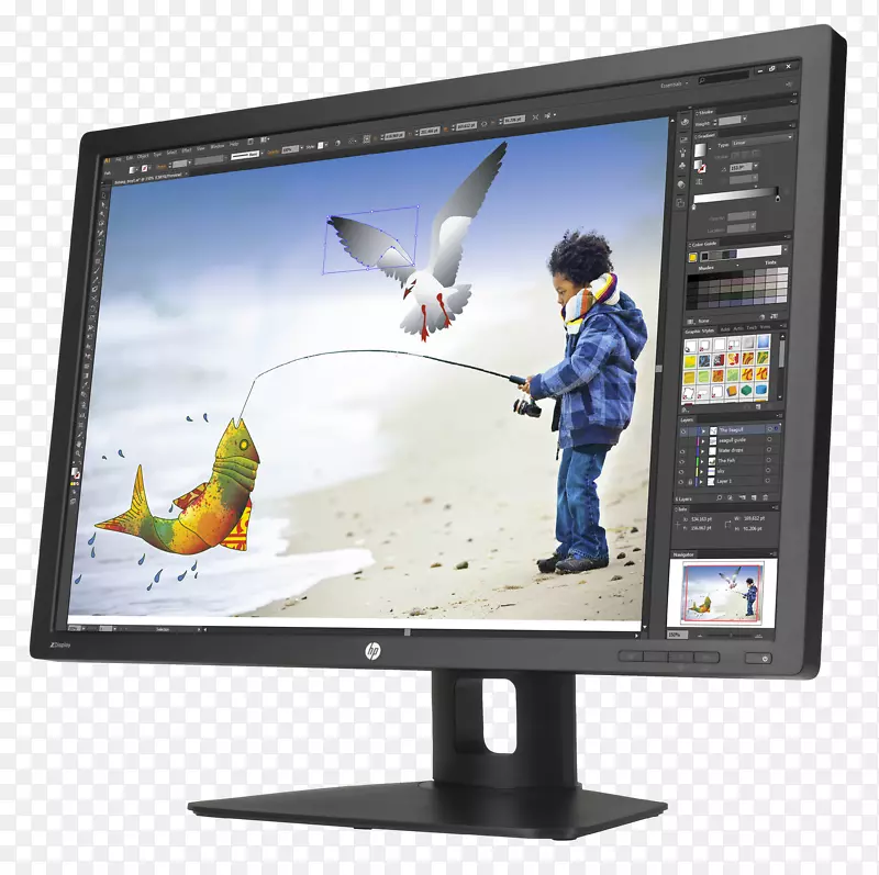 惠普显示z-i ips面板电脑显示器背光lcd-hewlett-Packard