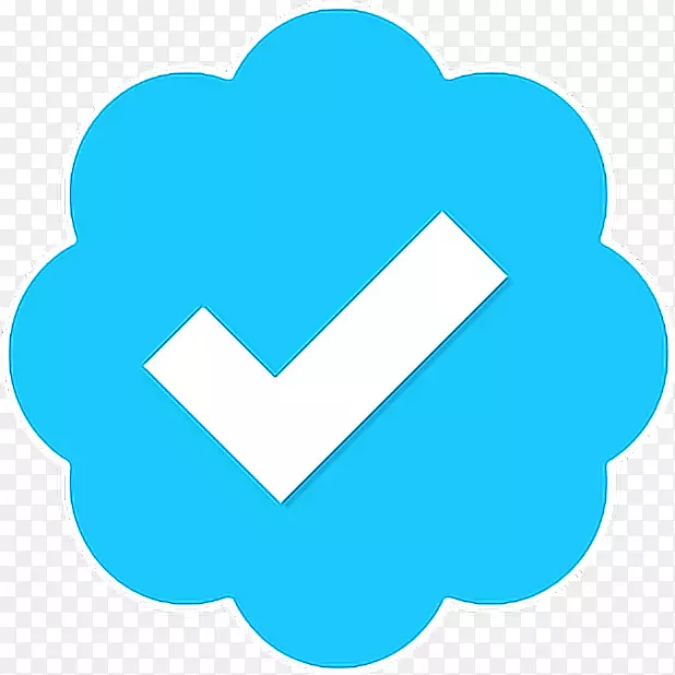 已验证的徽章符号计算机图标twitter-不和谐平面图标