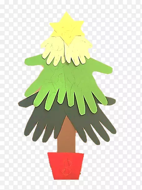 圣诞树，冷杉，圣诞装饰，圣诞日，开花植物.圣诞树水彩画