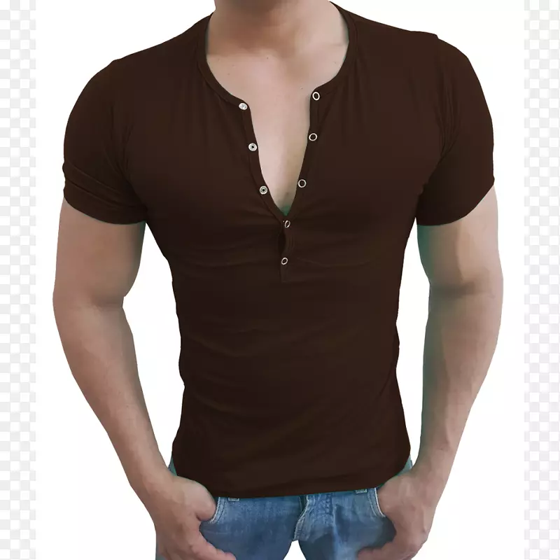 T恤，亨利衬衫，衬衫袖子，t恤